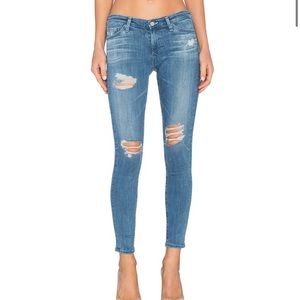 AG Jeans Legging Ankle Jean in 10 Years Cloudy Adriano Goldschmied